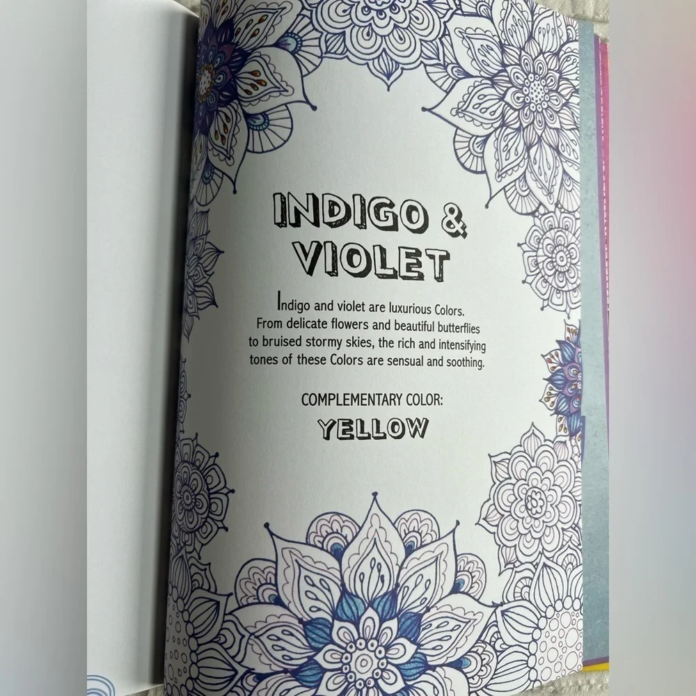 Creative Therapy Anti-Stress 61pg Coloring Book Doodle & Color Your Stress Away
